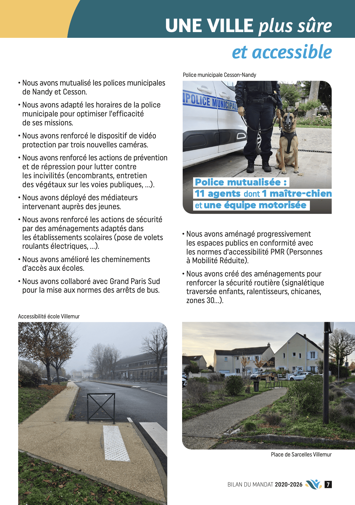 Bilan du mandat 2020-2026 - Page 7